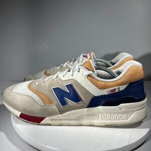 New Balance 997H Mens Size 13 Shoes Casual Sneakers Trainers Suede Beige Blue NB